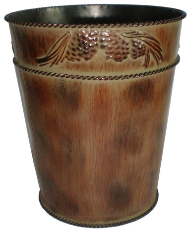 Pinecone Wastebasket